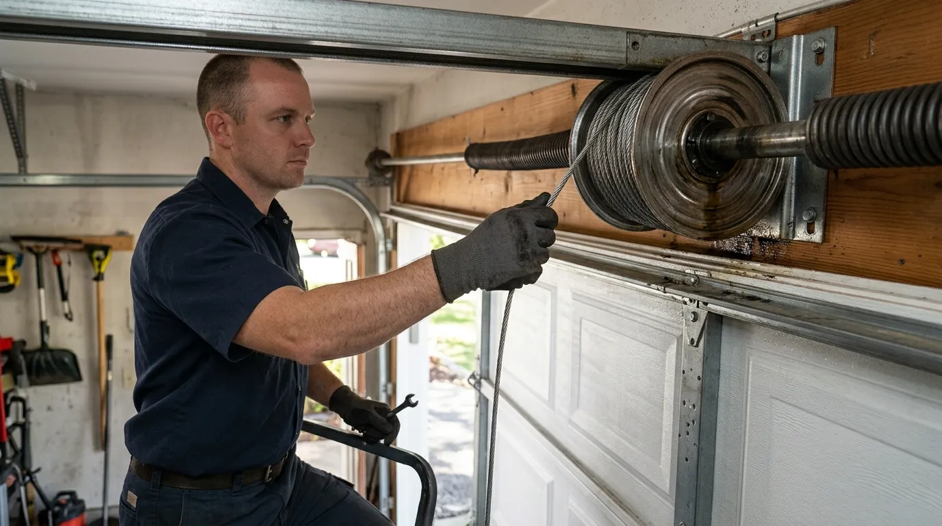 Cable Repair for Helmetta's 1980s Garage Doors in Old Bridge