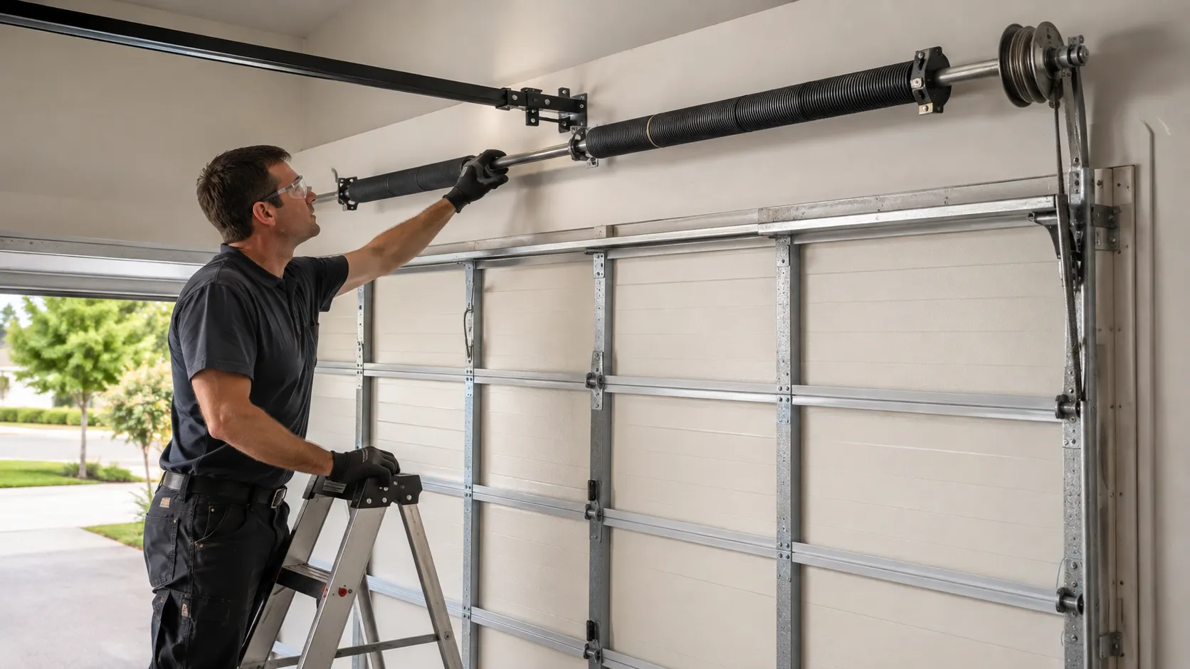 Maintenance for Helmetta's 1980s Garage Doors in Old Bridge