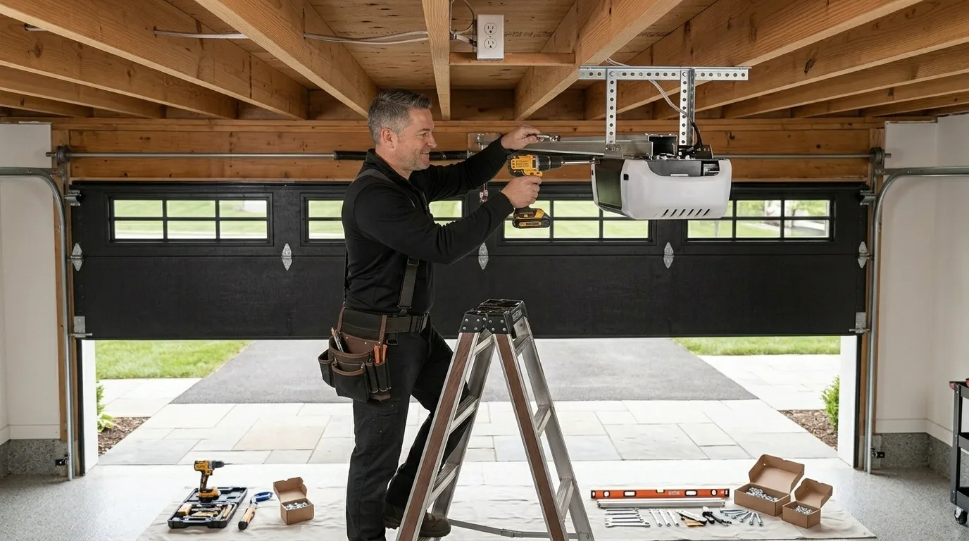 New Garage Door Installation for Helmetta Homes in Old Bridge