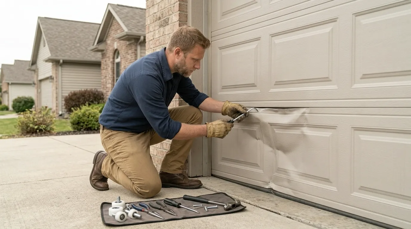 Panel Replacement for Spotswood's 1960s Garage Doors in Old Bridge