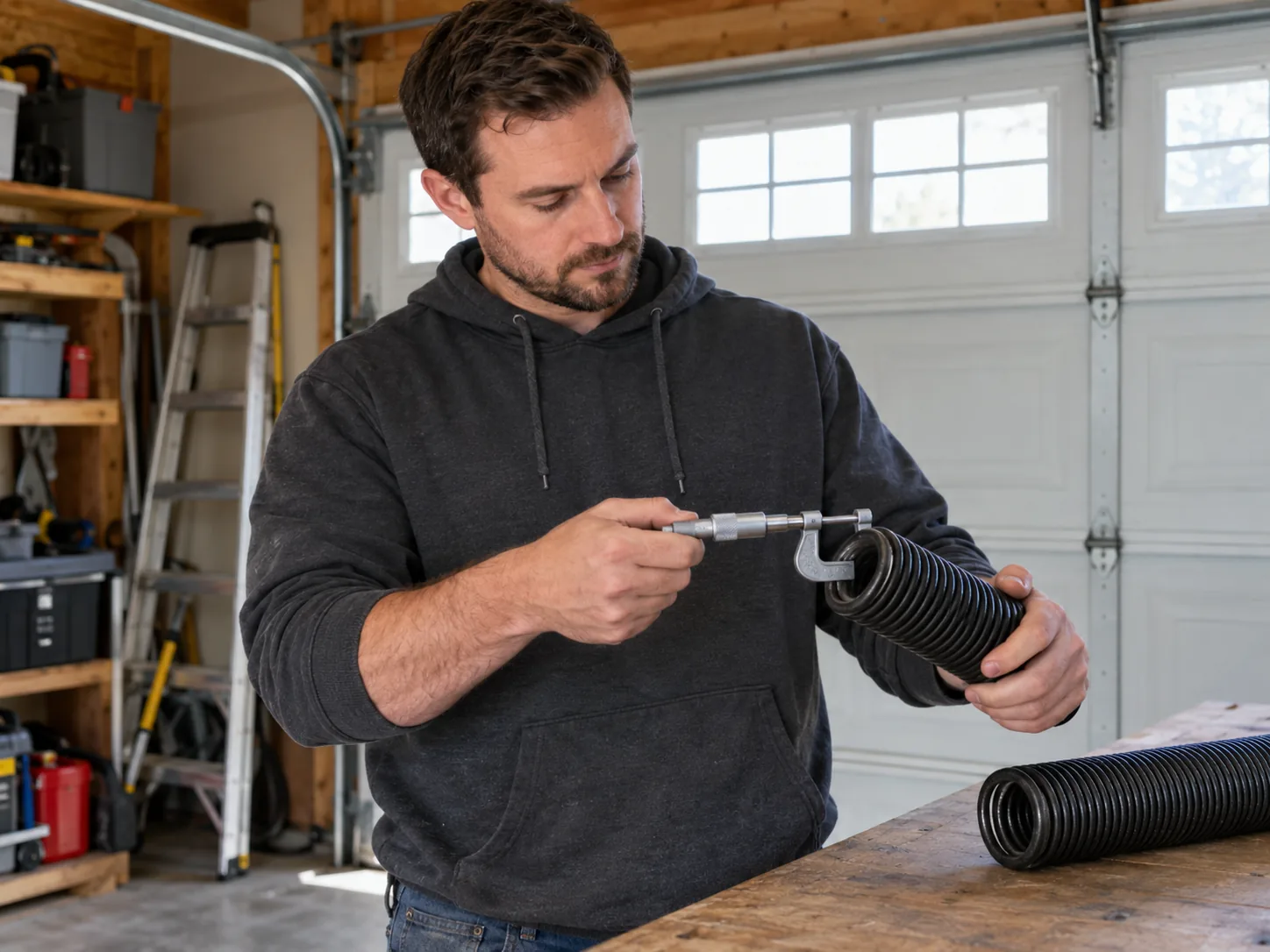 Spring Repair for Spotswood's 1960s Garage Doors in Old Bridge